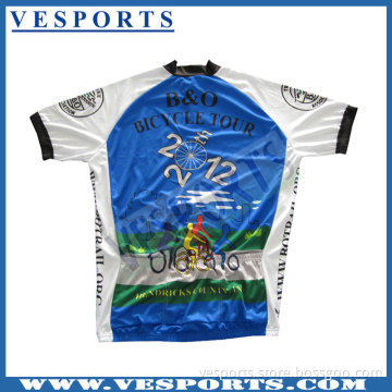 Mens Cycling Jersey Short Sleeve Sublimation Print